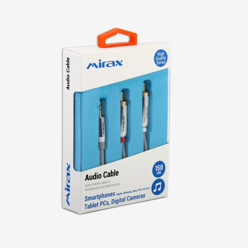 MIRAX SAE-2250 1.5m Apple ve Android Ses Transfer Kablosu