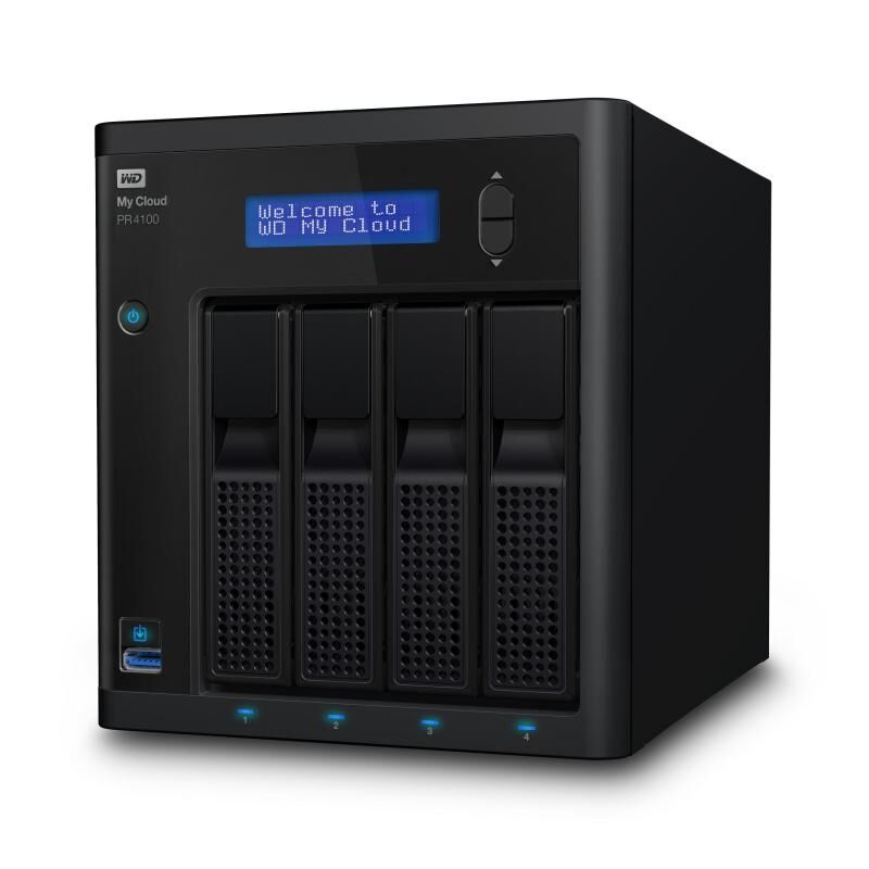 WD WDBNFA0080KBK-EESN 8TB My Cloud Pro PR4100 NAS Depolama Ünitesi