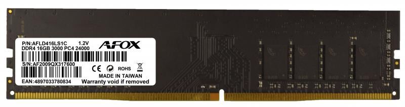 AFOX AFLD416LS1C 16GB 3000Mhz DDR4 LONGDIMM RAM
