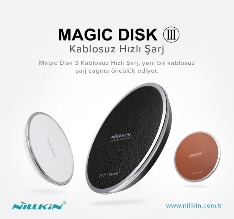 NILLKIN 6902048124790 Magic Disc3 10W Kahverengi Hızlı Şarj