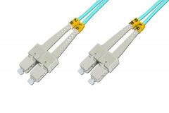 BEEK 1m Multimode Duplex 50/125,OM3 SC-SC Fiber Optik Patch Kablo BC-2522-01-3