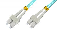 BEEK 5m Multimode Duplex 50/125 OM3 SC-SC Fiber Optik Patch Kablo BC-2522-05-3