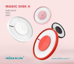 NILLKIN 6902048152304 Magic Disc4 10W Kırmızı Hızlı Şarj