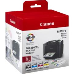 CANON Yüksek Kapasiteli Siyah ve Renkli Kartuş PGI-2500XL-MULTI