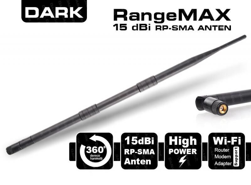 DARK DK-NT-WA15 15dBi SMA Kablosuz Modem Router Access Point Repeater Anteni