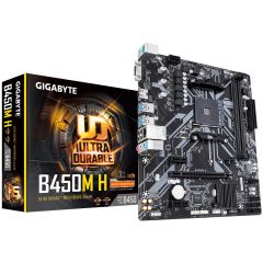 Gigabyte B450M H AM4 Ryzen DDR4 Vga Hdmi