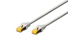 DIGITUS DK-1644-A-005 Cat6A 0.5m S-FTP Awg 26/7 Cu LSZH Gri Patch Network Kablosu