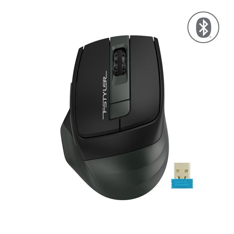 A4 TECH FB35-YESIL A4 TECH FB35 YEŞİL BLUETOOTH+2.4G NANO OPT.2000DPI KABLOSUZ MOUSE