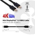 CLUB3D CAC-2161 2M Mini Display Port - Display Port Kablo Çoklayıcı M/M