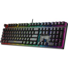 VPRO V700 RGB Alloy KBD Blue Switch Mekanik Oyuncu RGB Türkçe Klavye