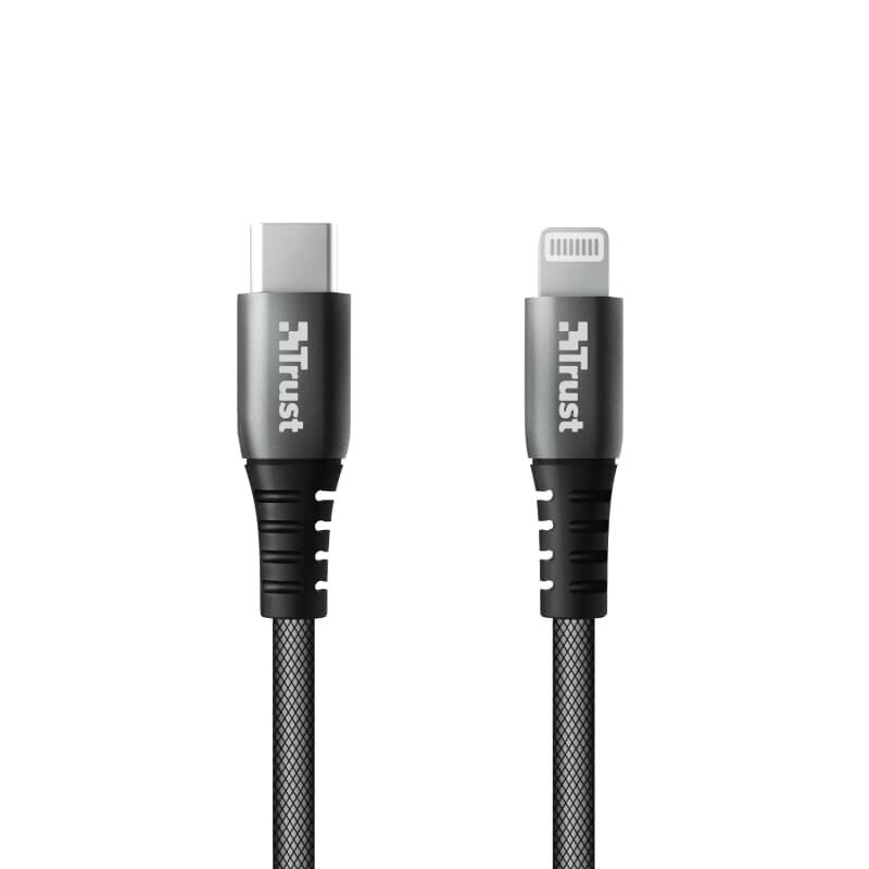 TRUST 23766 KEYLA STRONG USB-C LIGHTNING KABLO