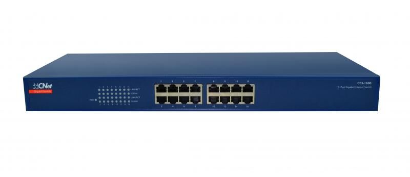 CNET CGS-1600 10/100/1000Mbps 16xPort Rackmount Gigabit Switch