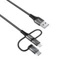 TRUST 23572 Keyla Extra-Strong 3-In-1 USB KABLO 1M