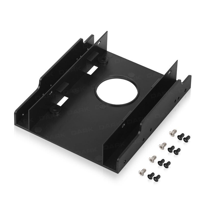 DARK 2X 2.5 '' SSD/HDD Çift Yuvalı 3.5'' dönüştürücü DK-AC-DA35X25