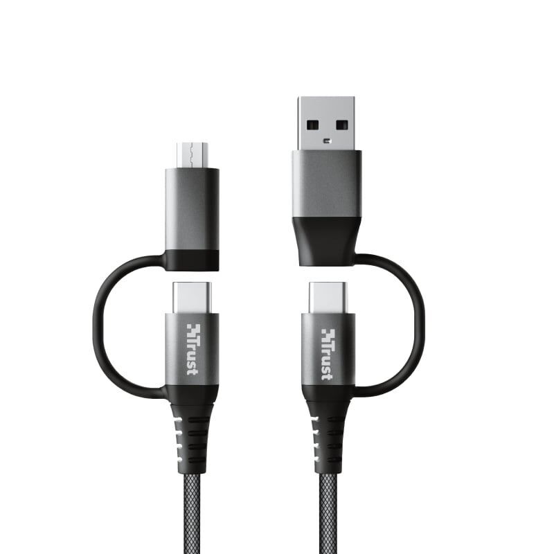 TRUST 23573 KEYLA EKSTRA GUCLU 4-IN-1 USB KABLO 1M