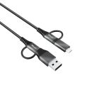 TRUST 23573 KEYLA EKSTRA GUCLU 4-IN-1 USB KABLO 1M
