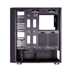 650W 80+Bronze USB3.0 Mavi LED Fanlı ve Cam Yan Panel Siyah ATX