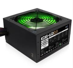 650W 80+Bronze USB3.0 Mavi LED Fanlı ve Cam Yan Panel Siyah ATX