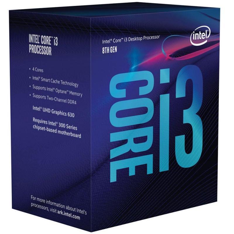INTEL 8100 i3 3.6GHz LGA1151 6MB UHD630 İşlemci BX80684I38100SR3N5