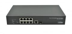 CNET CGS-802GSWP 8xPort Full Gigabit 1xRJ45 Uplink 1xSFP Smart PoE 130W Switch