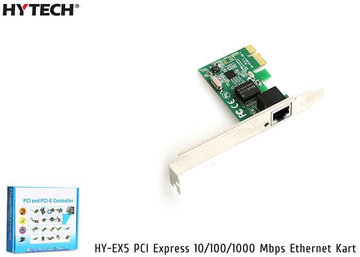 HYTECH PCI Express 10/100/1000 Mbps Ethernet Kart HY-EX5