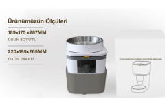 OVIOO QQ005  6lt Kameralı ve Uzaktan Wifi Bağlantılı Paslanmaz Kaseli Kedi ve Köpek Besleyici
