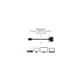 CLUB3D DVI HDMI 1.4 M/F 2M / 6.56ft Çift Yönlü Çevirici Kablo CAC-1211