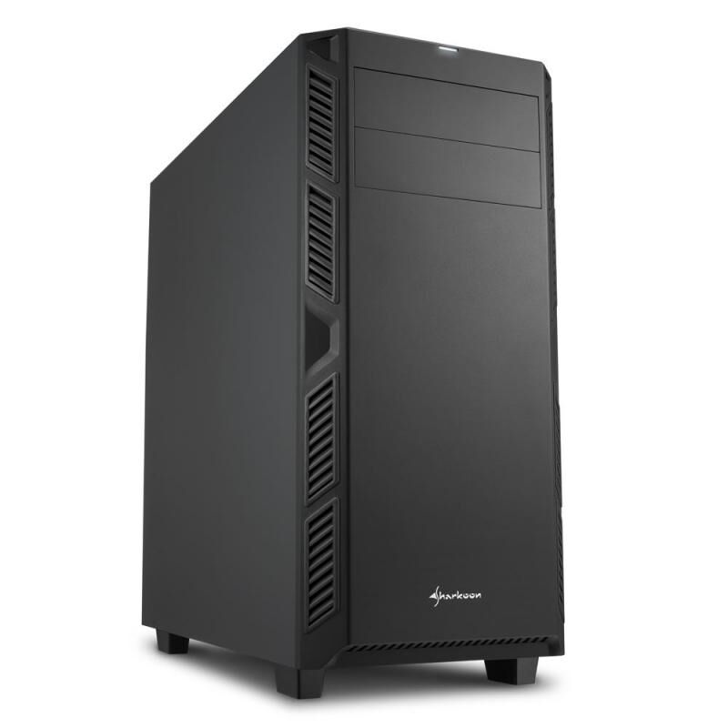 SHARKOON Belirgin Şekiller, Etkileyici Renkler Midi Tower Kasa AI7000SILENT-BLACK