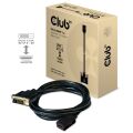 CLUB3D DVI HDMI 1.4 M/F 2M / 6.56ft Çift Yönlü Çevirici Kablo CAC-1211
