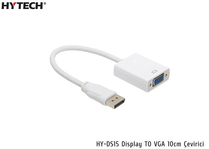HYTECH Display To VGA 10cm Çevirici HY-DS15
