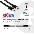 CLUB3D 2M Mini Display Port - Display Port Kablo Çoklayıcı M/M CAC-1164