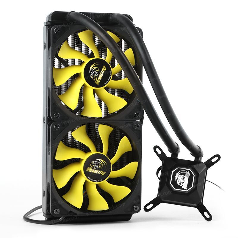 AKASA Venom A20 Intel ve AMD Bütün serilerle Uyumlu 240mm Radyatör Sıvı Soğutm