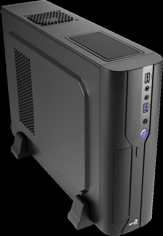 AEROCOOL 450W Powerlı Penceresiz 80+ Bronze Micro ATX Mini ITX Siyah Kasa AE-CS101-P450
