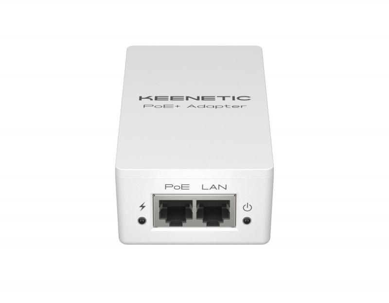 KEENETIC KN-4510-01-EU PoE+ Injector 1x1Gbit 1x1Gbit PoE+ Port IEEE 802.3af/at 30W