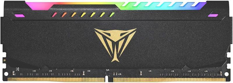 PATRIOT PVSR48G360C0 8GB 8GBx1 3600MHz DDR4 VIPER RGB BLACK SINGLE Gaming Masaüstü Ram