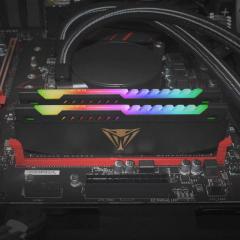PATRIOT PVSR48G320C8 8GB 8GBx1 3200MHz DDR4 VIPER RGB BLACK SINGLE Gaming Masaüstü Ram