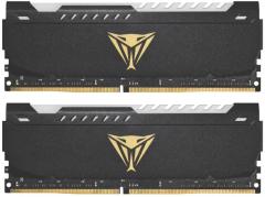 PATRIOT PVSR416G360C0K 16GB 8GBx2 3600MHz DDR4 VIPER DUAL RGB BLACK Gaming Masaüstü Ram