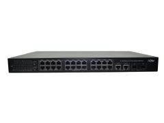 CNET CSH2400FP 24 Port Full Gigabit, 2x Gigabit RJ45 Uplink, 2x SFP 300W PoE Switch