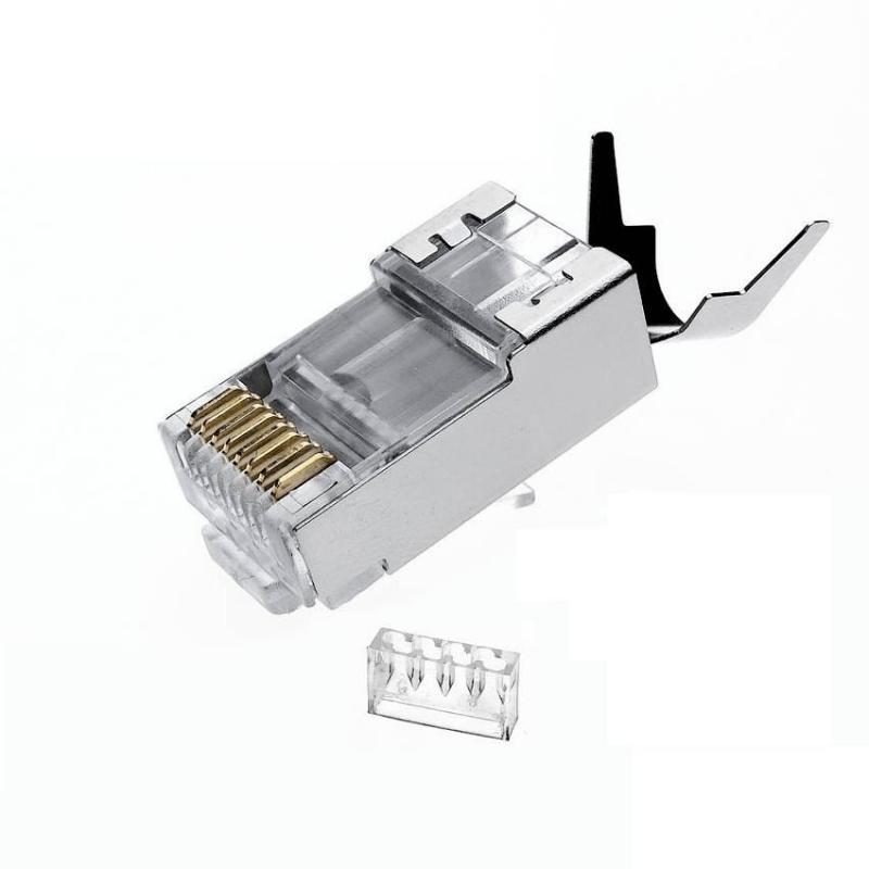 QPORT CAT7 METAL KONNEKTÖR RJ45 JACK  AYRAÇ 10LUK PAKET Q-J710M