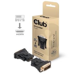CLUB3D HDMI- DVI-D Dönüştürücü ADAPTÖR (HDMI Erkek - DVI-D Dişi) CAA-DMD-HFD3