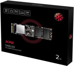 XPG ASX8100NP-2TT-C 2TB SX8100PNP PCIe M.2 3500-3000MB/s Flash SSD