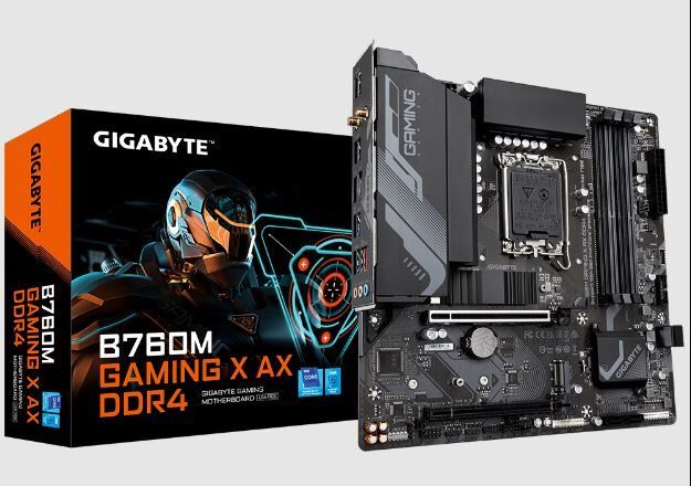 GIGABYTE B760M-G-X-AX-DDR4 B660 LGA1700 DDR4 4400MHZ HDMI Anakart