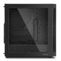 SHARKOON Pencereli Powersız 2xUSB3.0 2xLED Fanlı Midi Tower Titanyum Kasa
