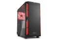 SHARKOON Belirgin Şekiller, Etkileyici Renkler Midi Tower Kasa AI7000GLASS-RED