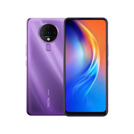 TECNO SPARK6-128-VIOLET 16MP SPARK6 KE7 4GB/128GB 6.8'' MENEKŞE