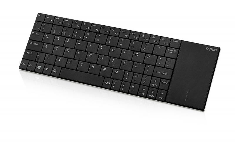 RAPOO 19288 E2710 Kablosuz Touchpadli Dokunmatik Ultra İnce Türkçe Klavye