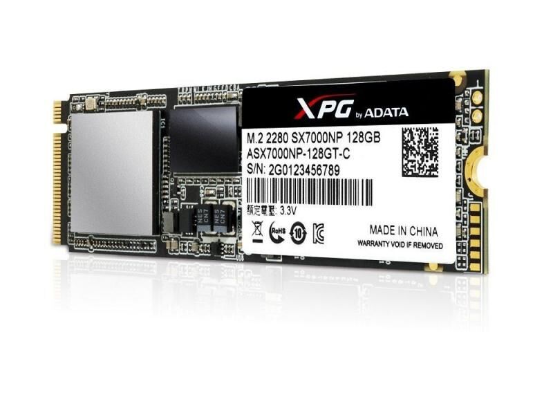 ADATA ASX7000NP-128GT-C 128GB SX7000 PCIe M.2 660-450MB/s 3.5mm Flash SSD
