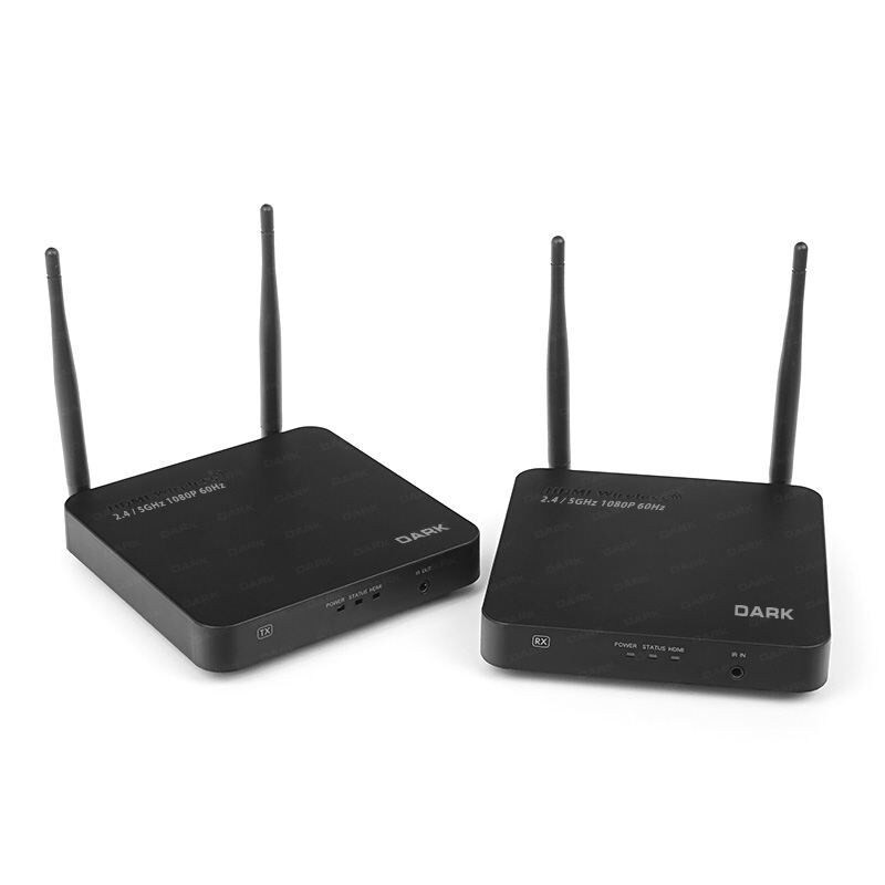 DARK 2.4/5GHz 1080P Kablosuz HDMI 1:1 Görüntü Aktarımı Cihaz Seti DK-HD-WHDKIT2