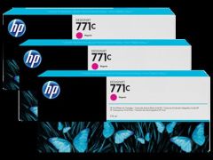 HP No 771 3'Lü Paket Kırmızı Kartuş 775Ml