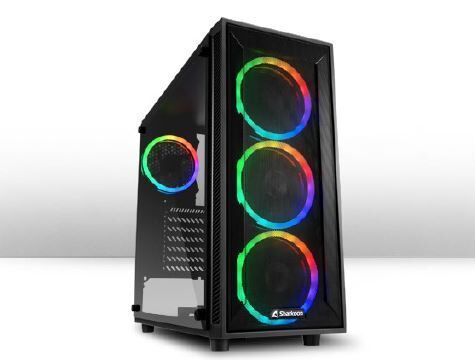 SHARKOON TG4M-RGB KAS SHARKOON ATX MIDI TOWER RGB